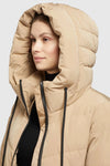 Khujo Steppmantel Mikia2 beige/tao-san