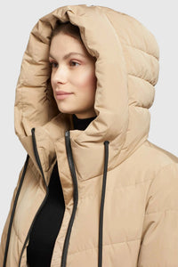 Khujo Steppmantel Mikia2 beige/tao-san