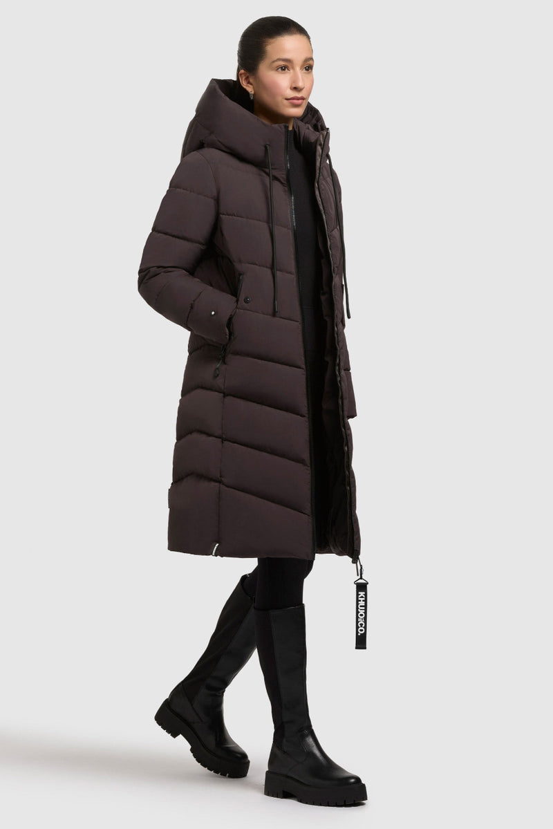Khujo Steppmantel Mikia3 moody plum