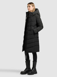 Khujo Steppmantel Mikia4 black/schwarz