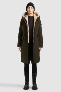 Khujo Mantel/Parka Ciela park green