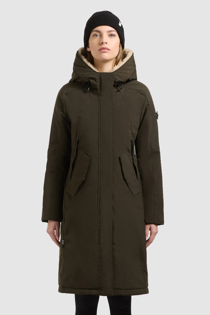 Khujo Mantel/Parka Ciela park green