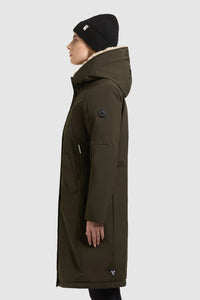 Khujo Mantel/Parka Ciela park green