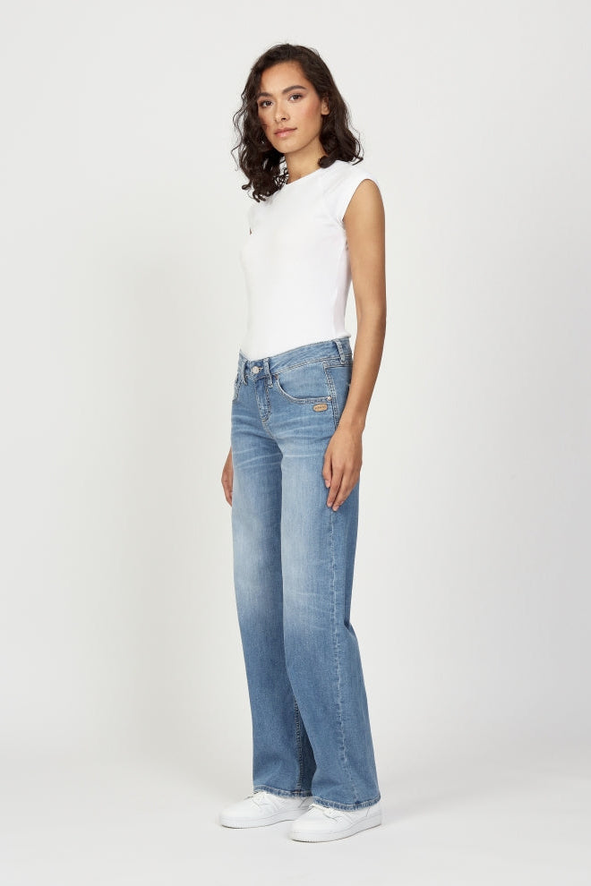Gang Jeans 94River bright spring, comfort straight fit, low rise, normale Beinlänge