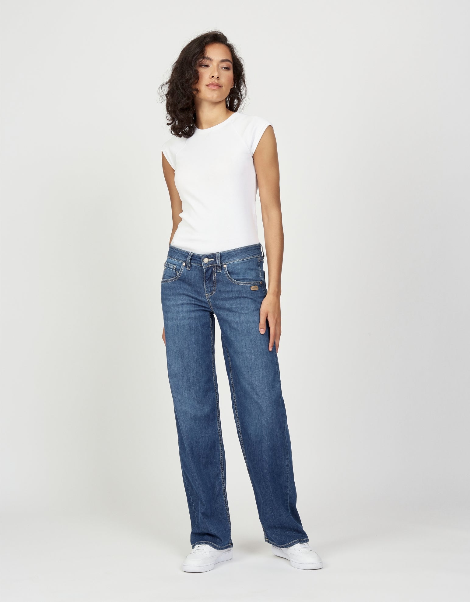 Gang Jeans 94River, straight fit, slow indigo,mittlere Waschung