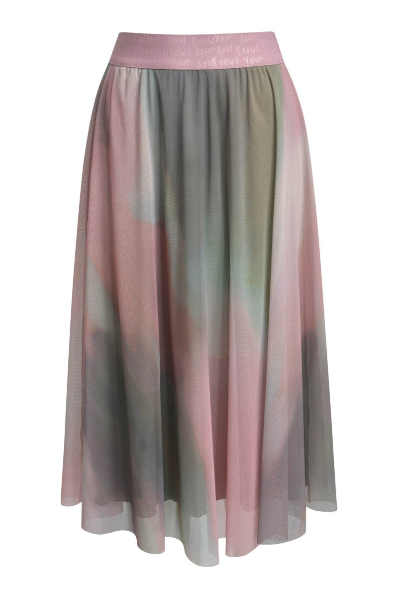 Smith & Soul Rock khaki print. transparent, Gummibund, khaki, rosa, grau