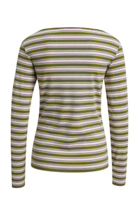 Smith & Soul Longsleeve gestreift pea green