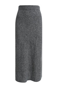 Smith & Soul Strickrock grey melange, grau, elastischer Bund