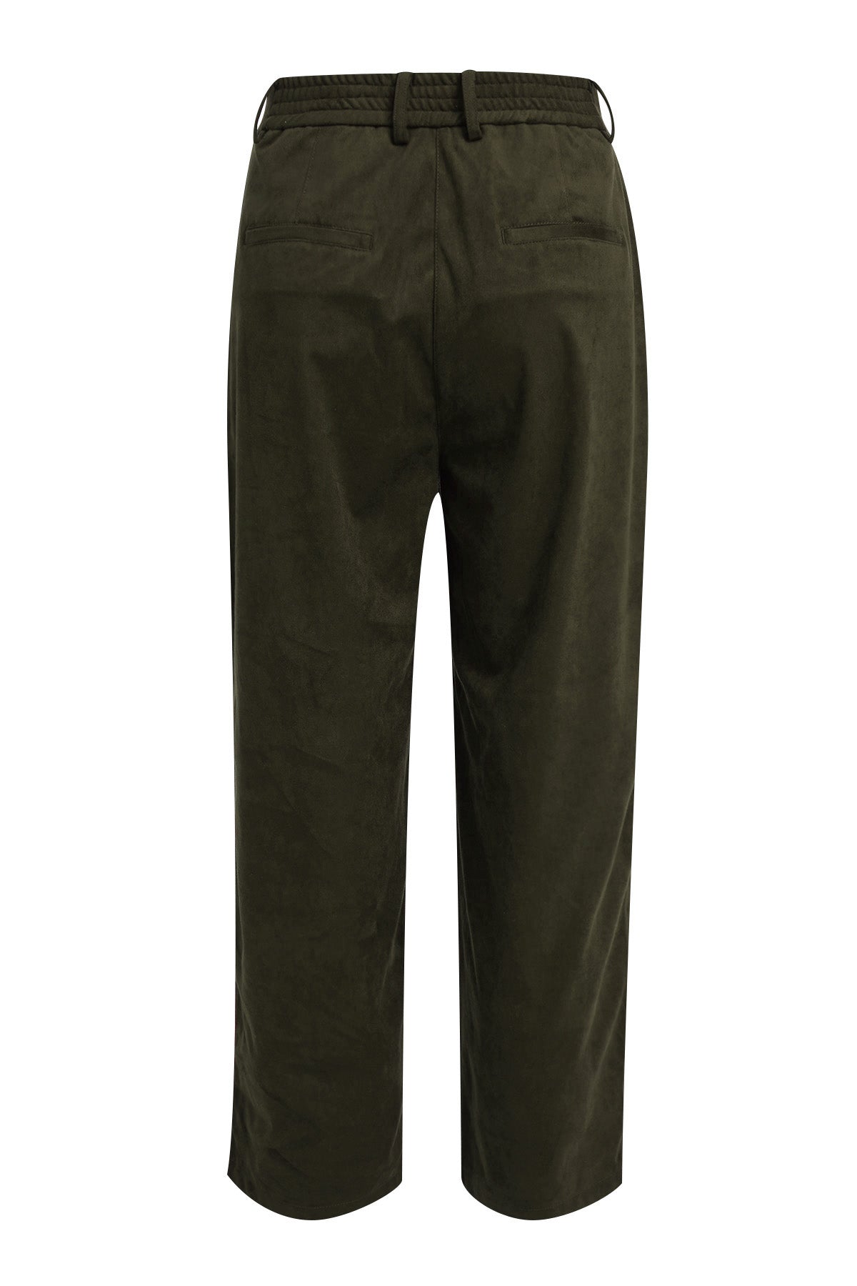 Smith & Soul Kunstwildleder Hose khaki