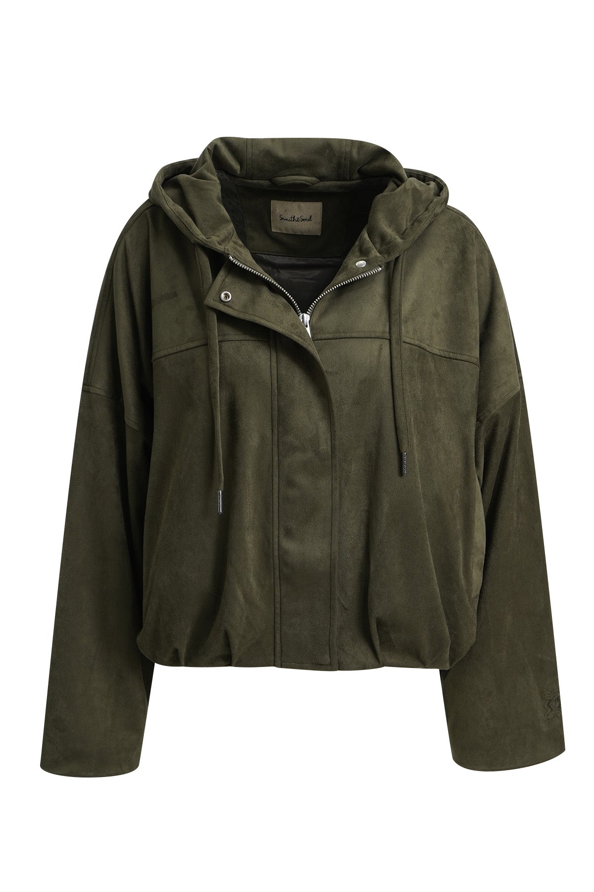 Smith & Soul Bomber-Jacke khaki