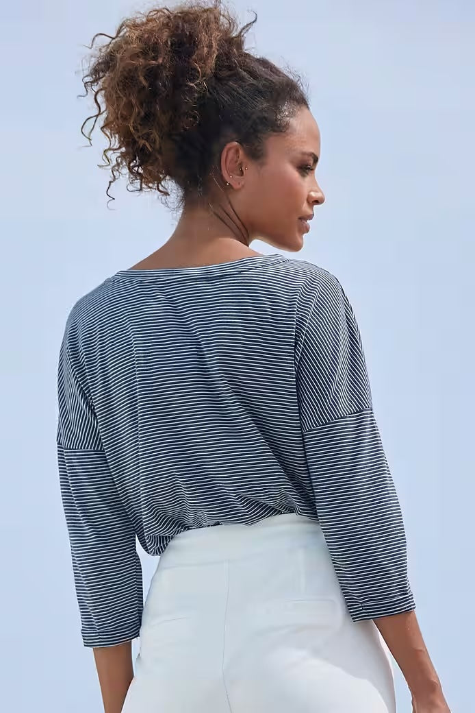 Elbsand Shirt Veera coldwater/cloud white