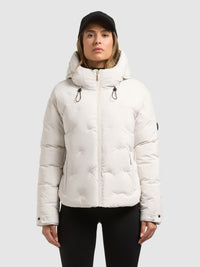 Khujo Jacke Roselyn (mit Tasche) cotton cream