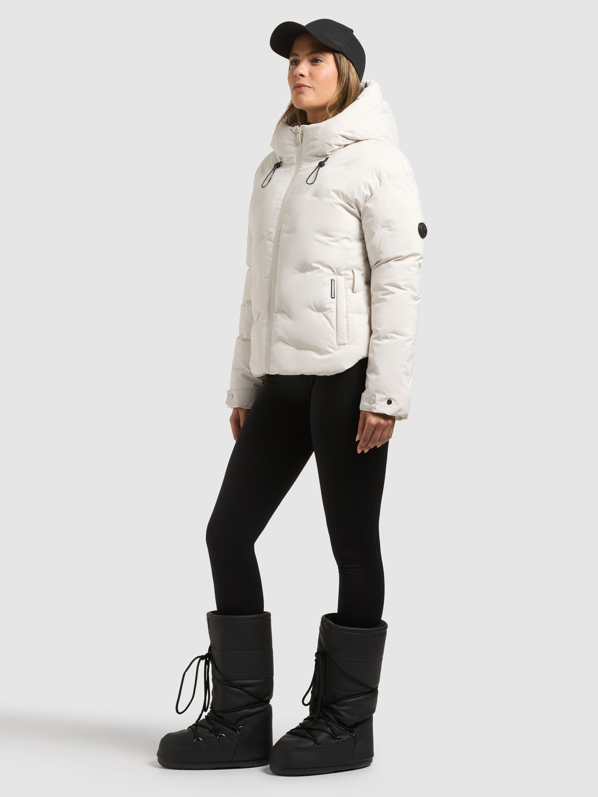Khujo Jacke Roselyn (mit Tasche) cotton cream