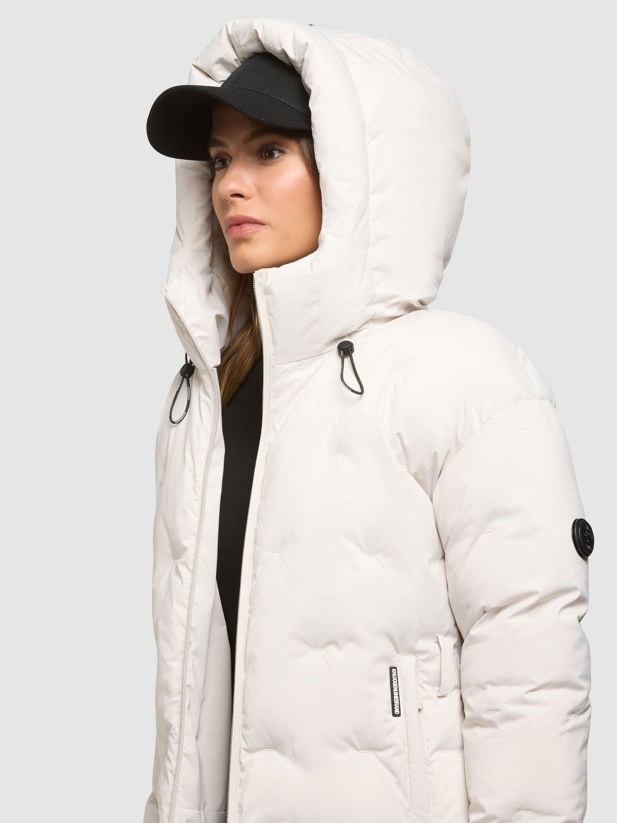 Khujo Jacke Roselyn (mit Tasche) cotton cream