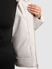 Khujo Jacke Roselyn (mit Tasche) cotton cream