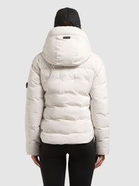 Khujo Jacke Roselyn (mit Tasche) cotton cream