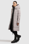 Khujo Steppmantel Jilias6 matt blizzard grey