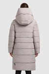 Khujo Steppmantel Jilias6 matt blizzard grey