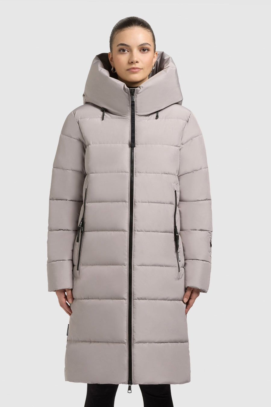 Khujo Steppmantel Jilias6 matt blizzard grey