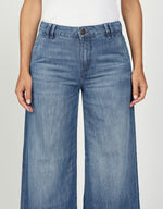 Gang, weite Jeans, Mona, jeansblau, 5-Pocket-Style