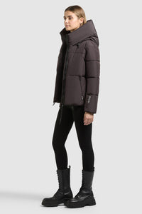 Khujo Steppjacke Audrey2 (mit Handschuhen) moody plum