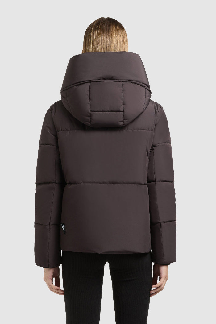 Khujo Steppjacke Audrey2 (mit Handschuhen) moody plum