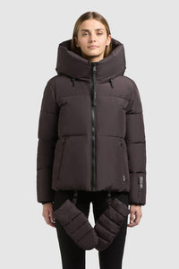 Khujo Steppjacke Audrey2 (mit Handschuhen) moody plum