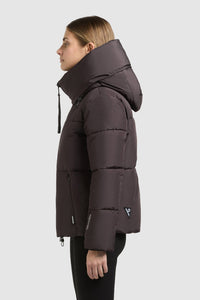 Khujo Steppjacke Audrey2 (mit Handschuhen) moody plum