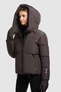 Khujo Steppjacke Audrey2 (mit Handschuhen) moody plum