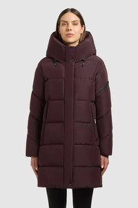 Khujo Steppmantel Emory wine red