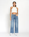 Gang Jeans Carlotta, weites, gerades Bein, jeansblau