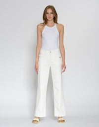Gang Jeans 94Amelie Wide, wide fit, offwhite 