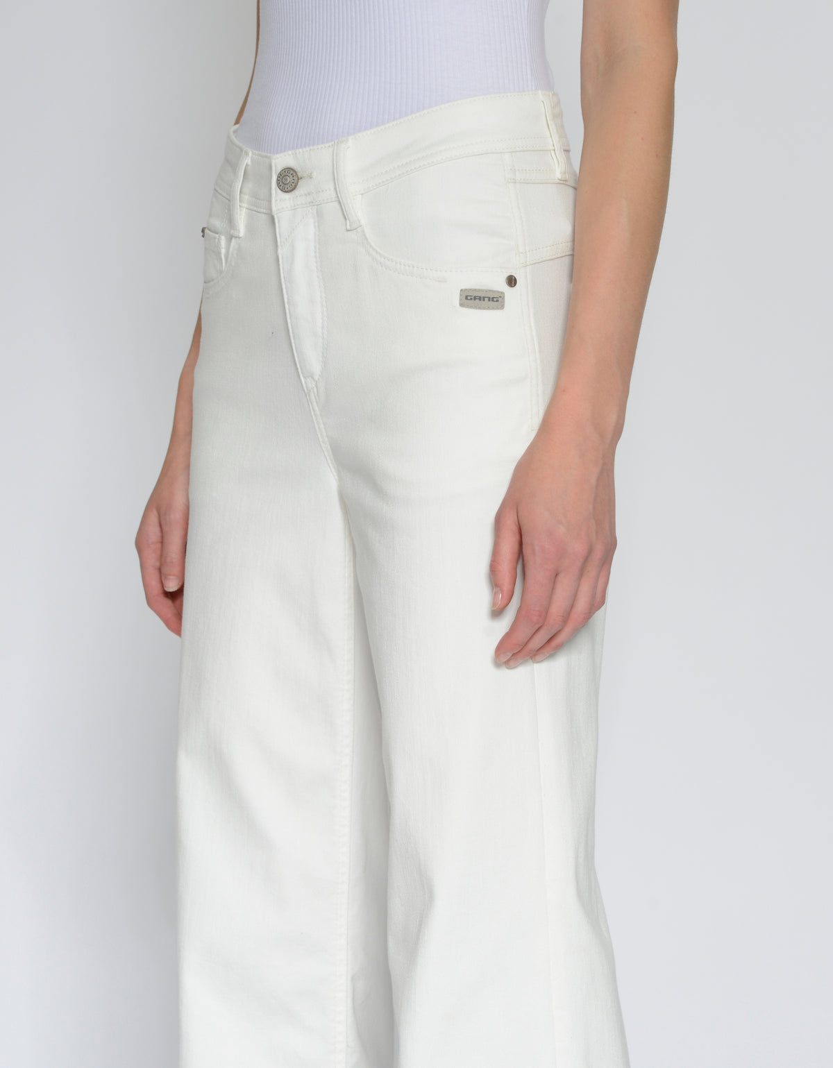 Gang Jeans Amelie, weites Bein, mittlere Leibhöhe, normale Beinlänge