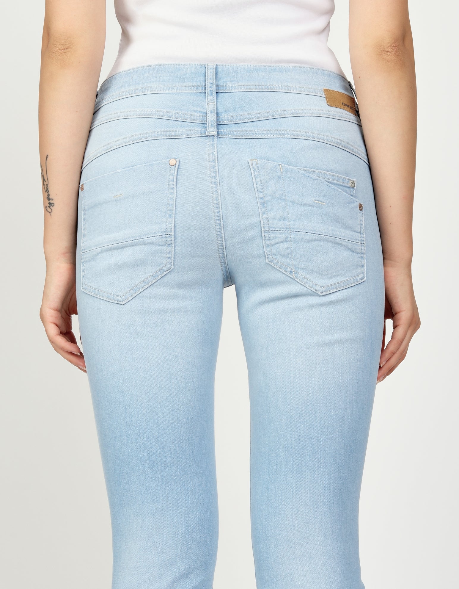 Gang Jeans 94Amelie sky destroy bleach