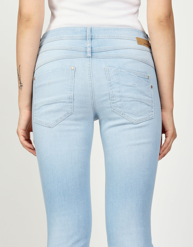 Gang Jeans 94Amelie sky destroy bleach