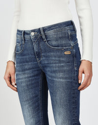 Gang Jeans 94Stacy darkblue cross hatch