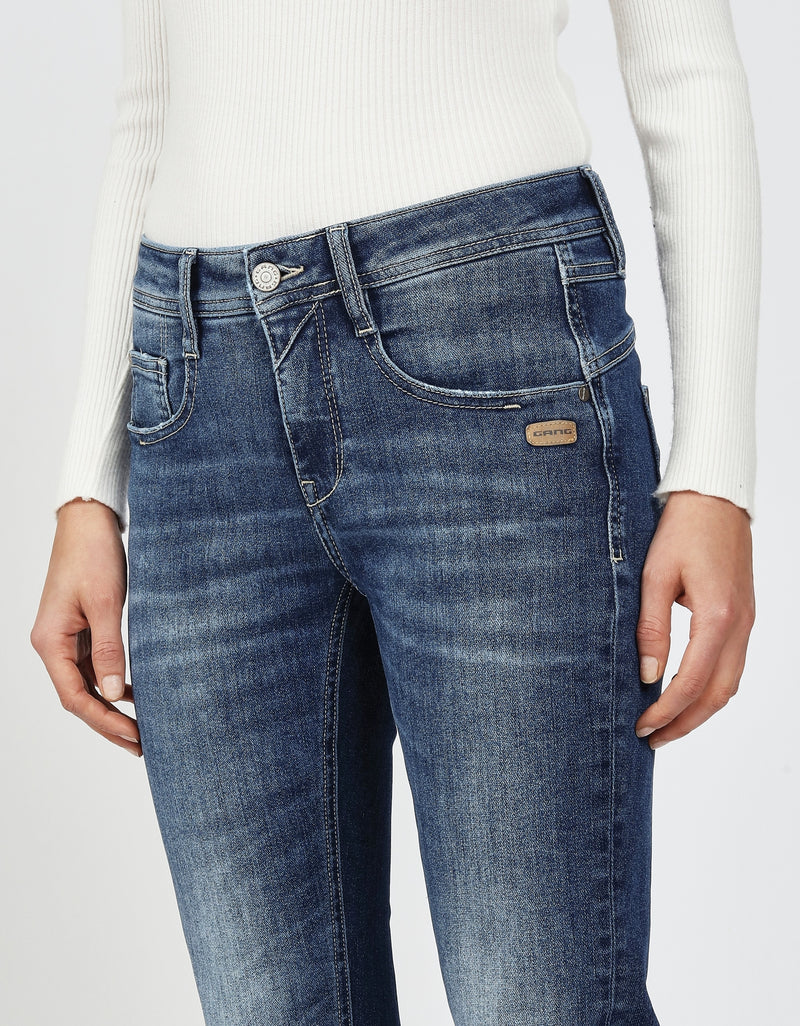 Gang Jeans 94Stacy darkblue cross hatch
