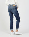 Gang Jeans 94Stacy darkblue cross hatch