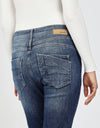 Gang Jeans 94Stacy darkblue cross hatch