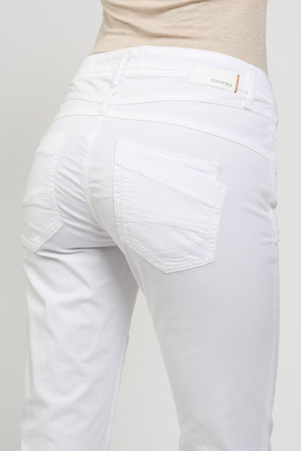 Gang Jeans 94Amelie cropped white