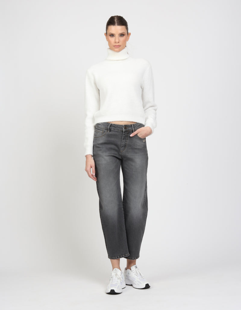 Gang Jeans 94Ida, Ida, worn midgrey, grau, o-shape fit