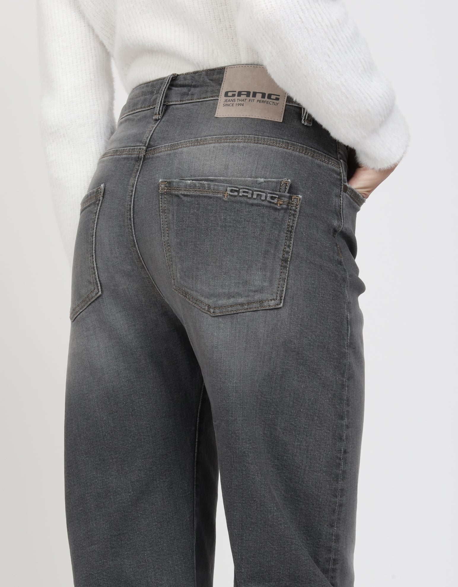 Gang Jeans 94Ida worn midgrey