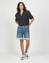 Gang Shorts Nica, lovely denim blue, mittlere Waschung, boyfriend fit