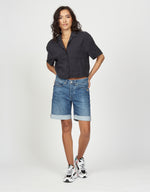 Gang Shorts Nica, lovely denim blue, mittlere Waschung, boyfriend fit