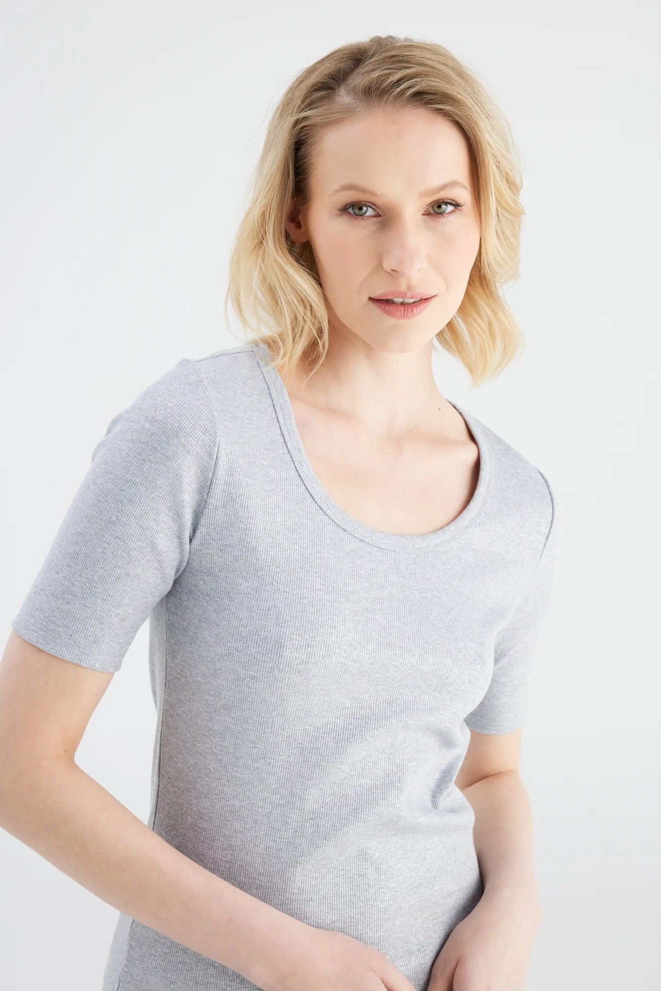 Cup of Joe T-shirt Alina light silver