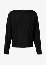 Comma Strickpullover schwarz