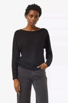Comma Strickpullover schwarz