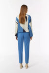 Comma Pullover creme/blue print