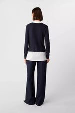 Comma Strickpullover midnight blue