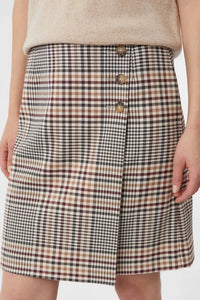 Comma Rock kariert braun